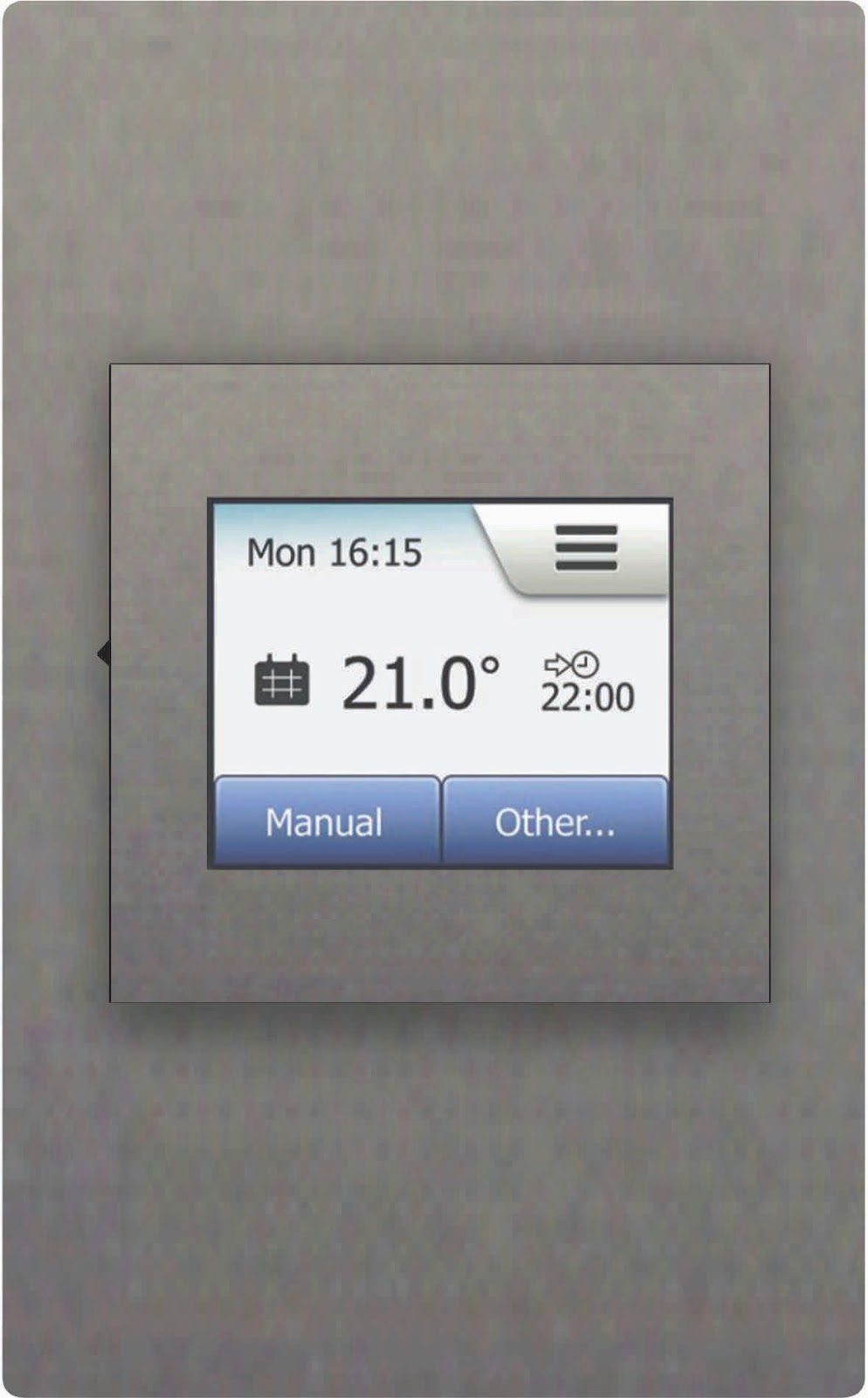 WI-Fi Luxury Touch Screen Programmable Duel sensor (Air/Floor) 2x4 Magnesium "NO ISOLATOR"