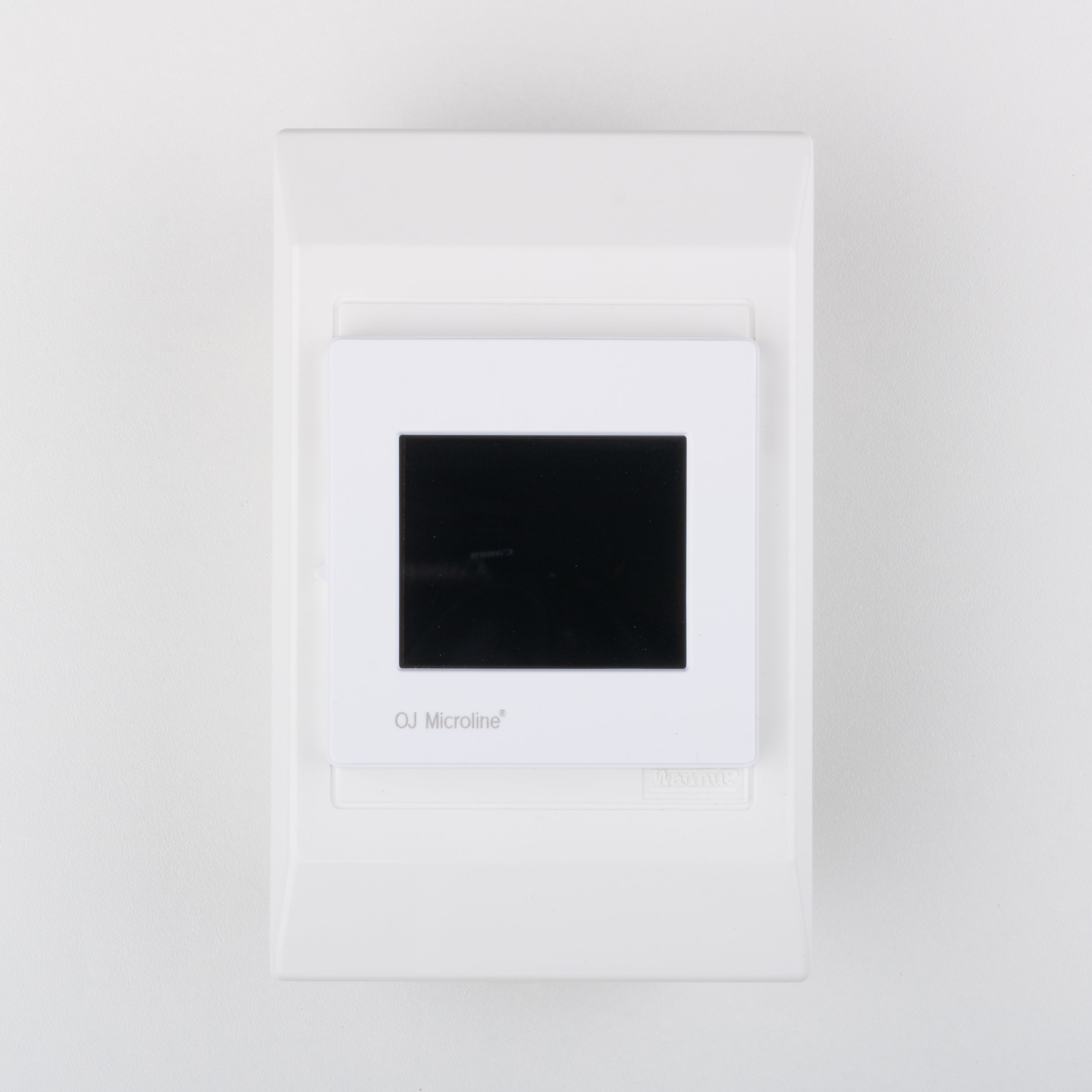 WI-Fi Luxury Touch Screen Programmable Duel sensor (Air/Floor) 4x4 OJ Plate White - Touch Screen Controller