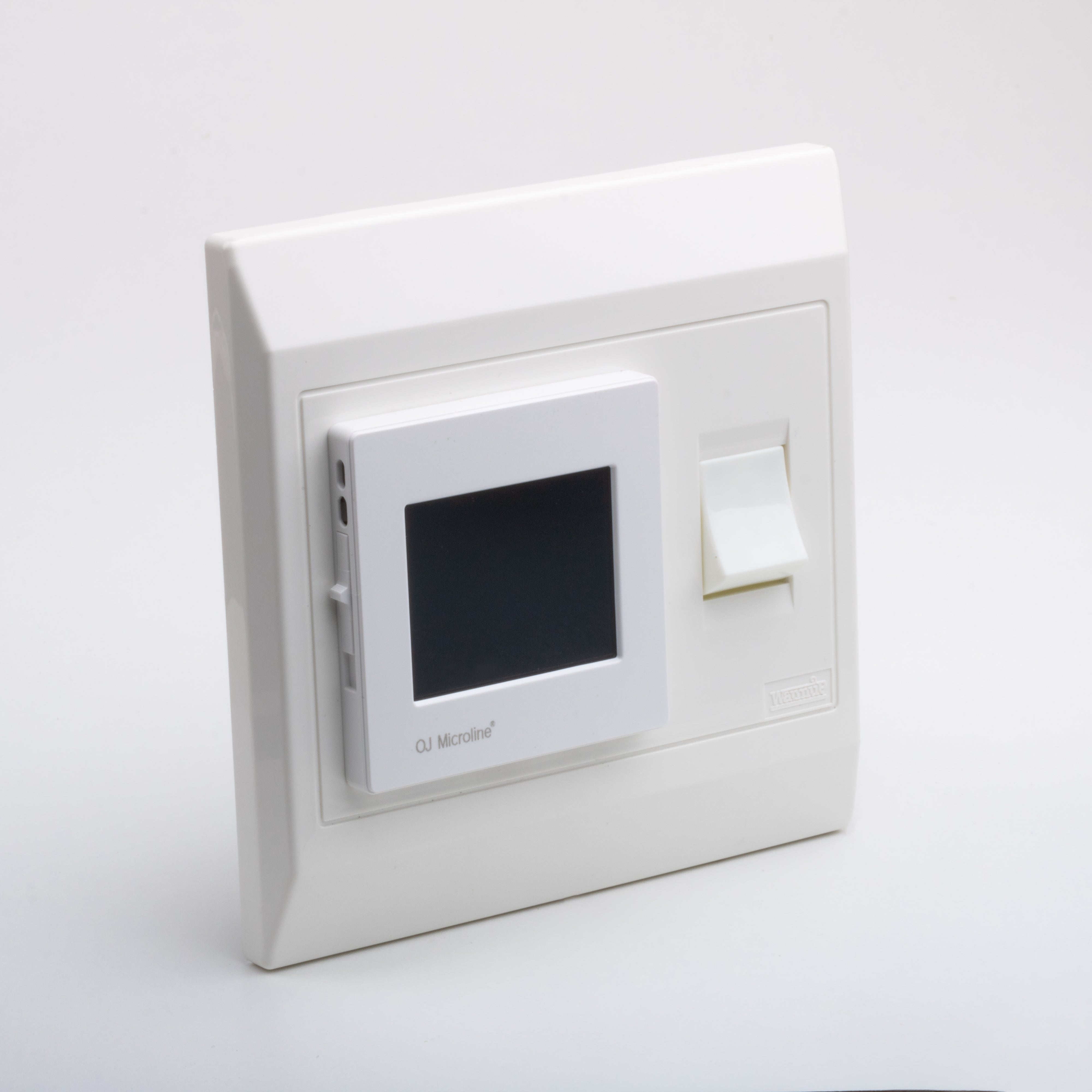 WI-Fi Luxury Touch Screen Programmable Duel sensor (Air/Floor) 4x4 OJ Plate White - Digital Controller