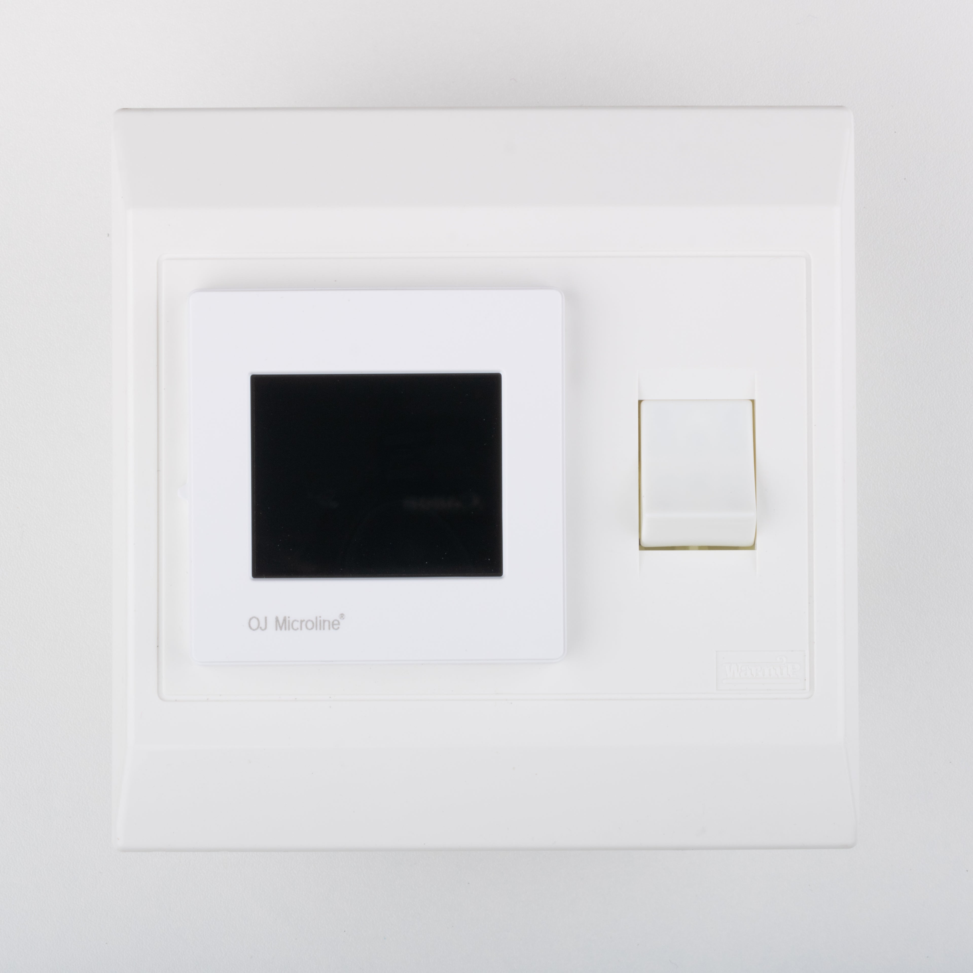WI-Fi Luxury Touch Screen Programmable Duel sensor (Air/Floor) 4x4 OJ Plate White - Digital Controller