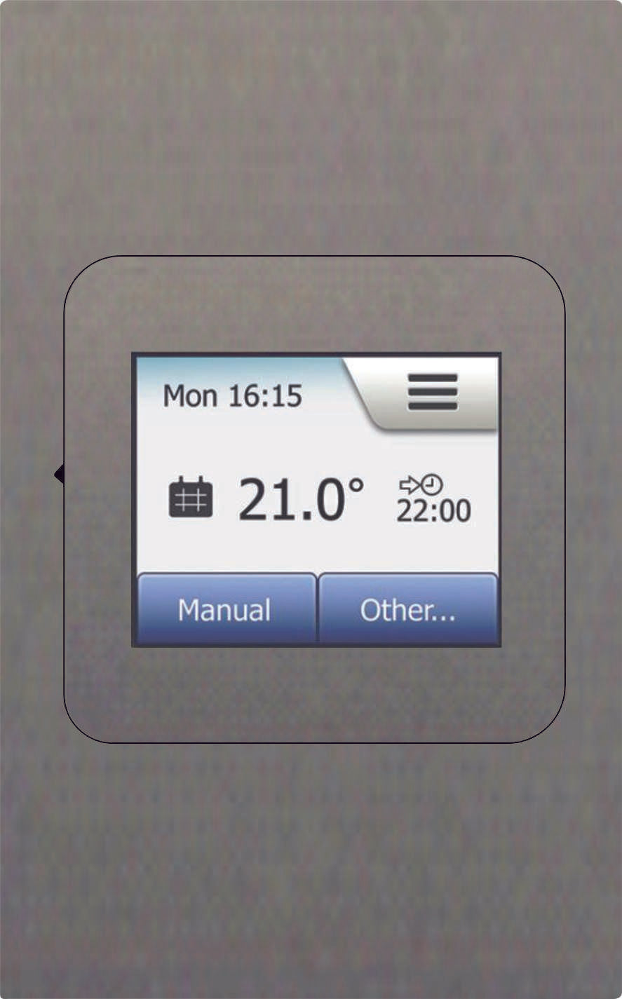 Luxury Touch Screen Programmable Duel sensor (Air/Floor) 2x4 Magnesium "NO ISOLATOR"